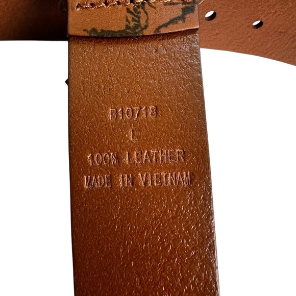 Patricia Nash NEW Riot Rust Brown Leather Belt main image 13